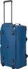 A blue rolling suitcase with a telescopic handle. Anteprima dell’immagine prodotto