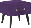 Nachttisch Dunkelviolett 40 x 35 x 40 Samt , Nachttische & Produktbild-Vorschau 1