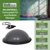 Balancetrainer Yoga Gymnastik Balance Half Ball ø 60cm Produktbild-Vorschau 2