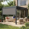 sweeek - Pergola mit Lamellendach Palace 3x3m + Markise 3m Produktbild-Vorschau 5
