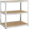 Regał Metalowy Magazynowy Garażowy 150x75x30 cm 4 Półki MDF Podgląd zdjęcia produktu 3