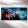 Dekor Leinwand Uhr Wandbilder Geräuschlos 60x30 Malerei Produktbild-Vorschau 2
