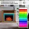 Elektrický krb BALDERIA Liora – výkon až 2000 W, tmavý dub Náhľad obrázku produktu 4