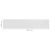 vidaXL Balkon-Sichtschutz Weiß 120x600 cm HDPE Produktbild-Vorschau 8
