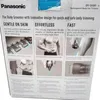 The image shows the back of a product box for a Panasonic Body Hair Trimmer, detailing its features with text and images. Náhled obrázku produktu