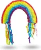Regenbogen Pinata bunt 58 x37cm Kinder Partyspiel Produktbild-Vorschau 1