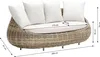 Dehner Lounge-Sofa Tulum, 3-Sitzer Sofa inkl. Polster, 208 Produktbild-Vorschau 5