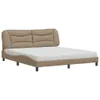 Schlichtes Bett mit Matratze Cappuccino-Braun 180x200 cm Produktbild-Vorschau 2