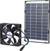 A solar panel and a fan are shown together against a white background. Produktbild-Vorschau