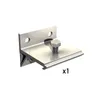 A product shot of a metal mounting bracket with a bolt, against a white background. Produktbild-Vorschau