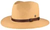 Extra breiter Panama Hut mit Leder-Garnitur von Hut-Breiter in beige Produktbild-Vorschau