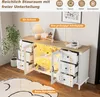 Merax Sideboard mit LED, Multifunktional Kommode mit 6 Produktbild-Vorschau 8