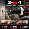 AJIEQAQ Accuboormachine 21V Set, 3-in-1 Productafbeelding-voorbeeld 2