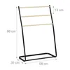 Porte-serviettes sur pied, RD8914, 86cm Voir les images du produit 4