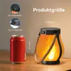 Solarbetriebene Outdoor-Hängelampe, flackerndes LED-Feuer, Produktbild-Vorschau 4
