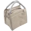Modische kleine Kühltasche in Beige 5L Kühlbox Thermotasche Produktbild-Vorschau 1