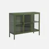 sweeek - Industrielles Sideboard aus Metall und gehärtetem Produktbild-Vorschau 1