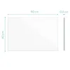 Navaris Magnettafel Magnetboard aus Glas - 60x40 cm Tafel Produktbild-Vorschau 6