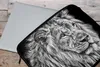 MuchoWow® Laptop Hülle 17 Zoll Laptoptasche Porträt - Löwe Produktbild-Vorschau 4