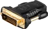 Goobay 68931 Adaptateur HDMI™/DVI-D, doré, 1 pc. en sachet Voir les images du produit 1