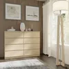 Komoda MAJA S8 140 cm DĄB CREMONA Kredens Kredens wysoki Podgląd zdjęcia produktu 4