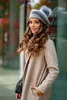 Vivisence Elegante Baskenmütze Damen mit bommel Produktbild-Vorschau 4