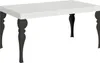 Ausziehbarer Tisch 90x160/264 cm Paxon White Ash Anthrazit Produktbild-Vorschau 1