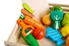 Holz Obst & Gemüse zum Schneiden  Spielküche Zubehör Produktbild-Vorschau 2