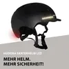 HUDORA Skaterhelm met Kled en Led Zwart, Maat S (53-55cm) Produktbild-Vorschau 5