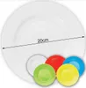 Campingteller SUMMER - Melamin - 20cm flach - blau Produktbild-Vorschau