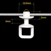 Gleiterkordel 10m Weiß 8cm Gleiterabstand Gardinenband Produktbild-Vorschau 1