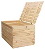 Grosse Holztruhe 80er Natur mit Deckel  80x50x39cm Produktbild-Vorschau 6