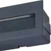 Lucande LED-Wandeinbauleuchte Loya, 23 x 8 cm, grau, IP54 Produktbild-Vorschau 7
