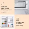 Klarstein réfrigérateur, réfrigérateur à poser, 90 litres, Voir les images du produit 2