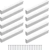 10 Stück Möbelgriffe P96 Chrom glänzend Lochabstand 96mm + Produktbild-Vorschau 1