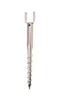 A single metal screw anchor for posts, with a U-shaped bracket at the top. Produktbild-Vorschau