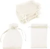 INF Sacchetti in organza, confezione da 100 crema Anteprima dell’immagine prodotto 1