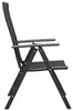 vidaXL Klappstühle, 4 Stück, Polyrattan, Schwarz Produktbild-Vorschau 3