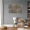 PROVISTON Akustik 3D Wandpaneele 4er Set 400 x 400 x 21 mm Produktbild-Vorschau 5