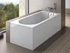 Badewanne INTRICA 160x75 mit Füßen , mit Siphon und Schürze Produktbild-Vorschau 1