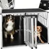 tectake® Hundetransportbox doppel mit schräger Rückwand mit Produktbild-Vorschau 8
