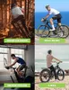 ROCKBROS Herren Radhose Lang Gepolstert Nahtlos Kompression Produktbild-Vorschau 6