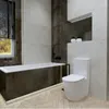 A modern bathroom with a bathtub and a toilet. Produktbild-Vorschau