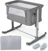 2 in 1 Beistellbett & Babywiege, 5-stufig Höhenverstellbar Produktbild-Vorschau 1