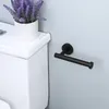 Toilettenpapierhalter Schwarz Matt Klorollenhalter Produktbild-Vorschau 4
