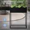 ML-Design portafiori rettangolare, 60x25x78 cm, nero, in Anteprima dell’immagine prodotto 2