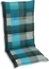 GO-DE Textil, Sessel-Auflage  mittel, Karo petrol grau, Produktbild-Vorschau 1