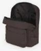 An open brown backpack shown from a slightly elevated side angle against a white background. Anteprima dell’immagine prodotto