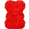 Orsacchiotto con petali di rosa, rosa, regalo, rose, 28 cm, Anteprima dell’immagine prodotto 7