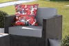 MuchoWow® Outdoor Kissen - Rot mit grauem Camouflage-Muster Produktbild-Vorschau 5